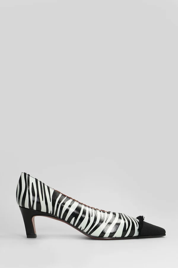Ava Pumps In White Leather