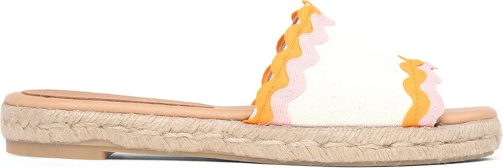 Ava Ric Rac Platform Espadrille Slide Sandal - Image 3