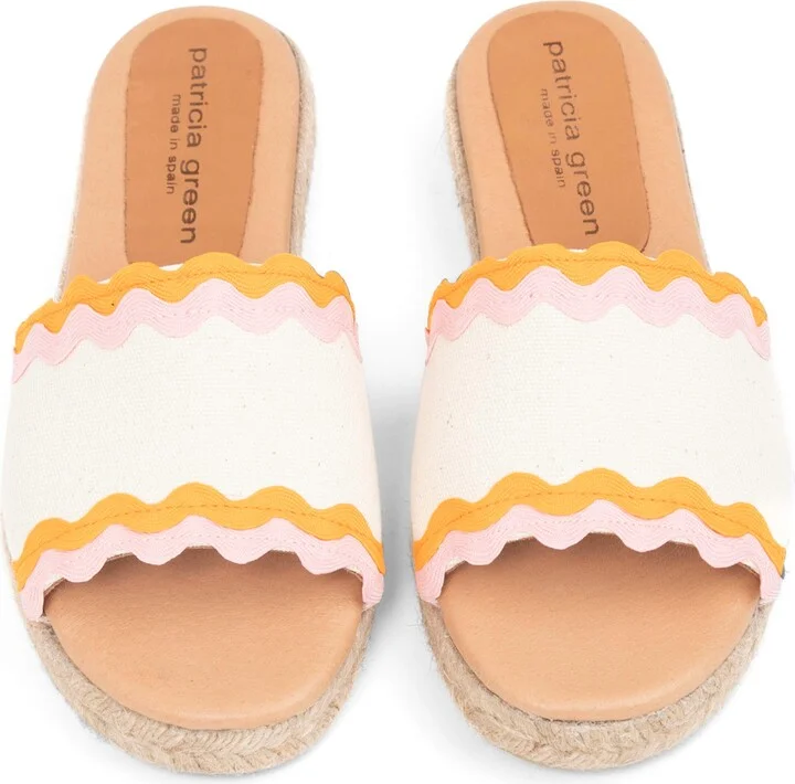Ava Ric Rac Platform Espadrille Slide Sandal - Image 7