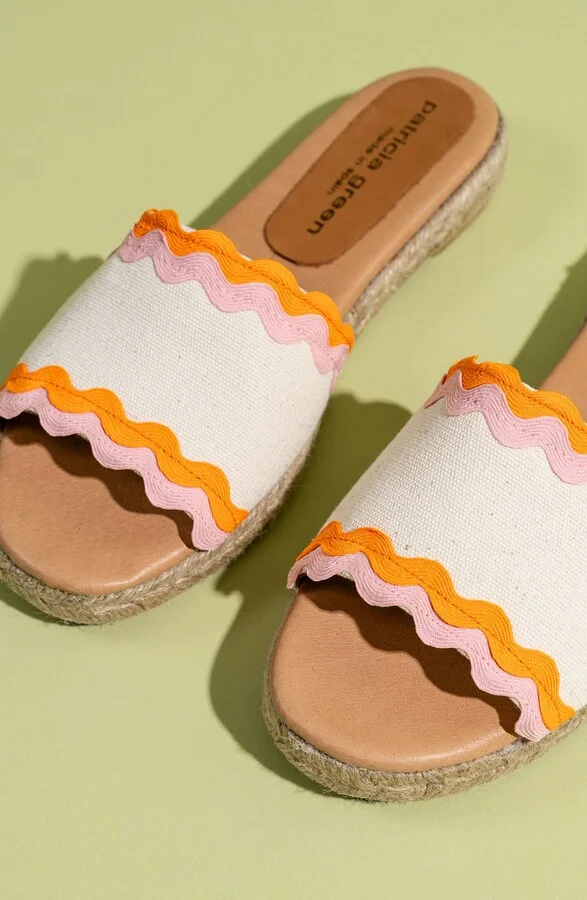 Ava Ric Rac Platform Espadrille Slide Sandal - Image 8