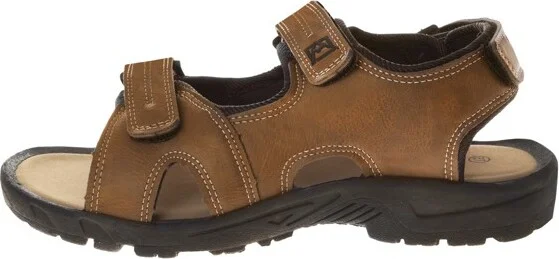 Avalanche Men's Open Toe Sandals - Tan, - Image 2
