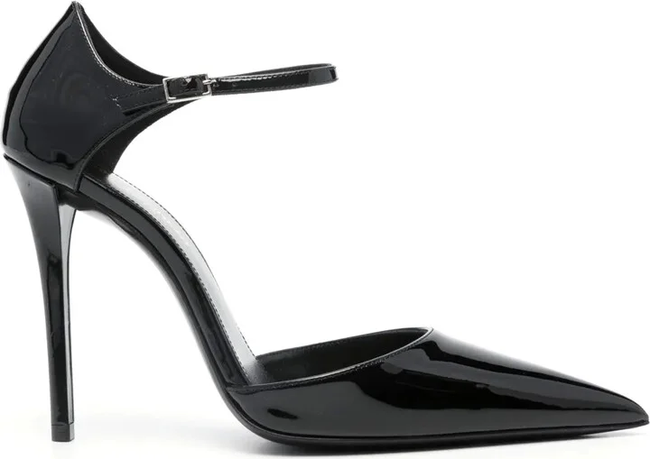 Avenue 110mm patent leather pumps