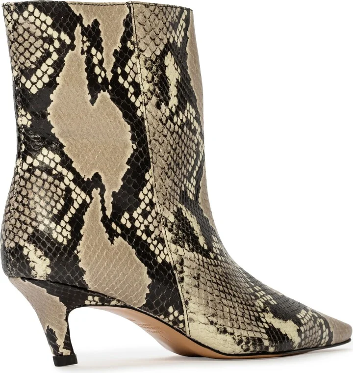 Avenue 50 Pointed Toe Kitten Heel Bootie - Image 3