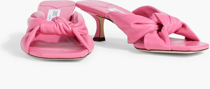 Avenue 50 twisted leather mules - Image 2