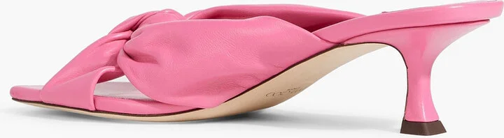 Avenue 50 twisted leather mules - Image 3