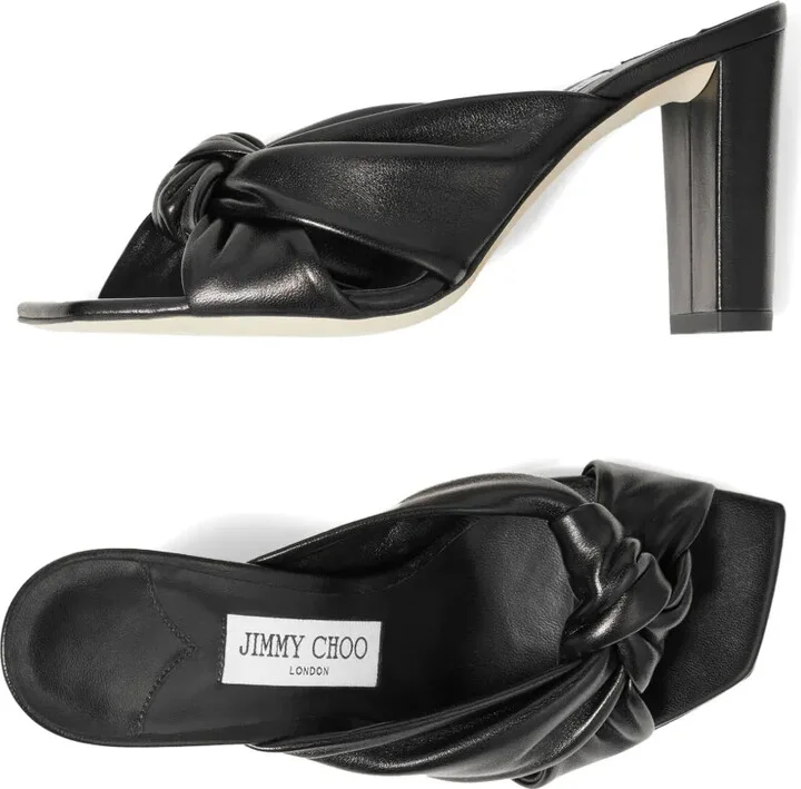 Avenue 85mm leather sandals - Image 4