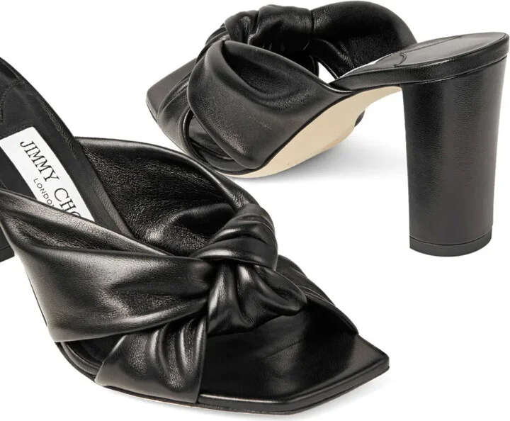 Avenue 85mm leather sandals - Image 5