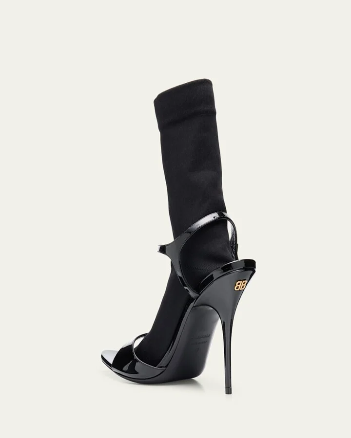 Avenue Ankle-Strap Sock Sandals - Image 4