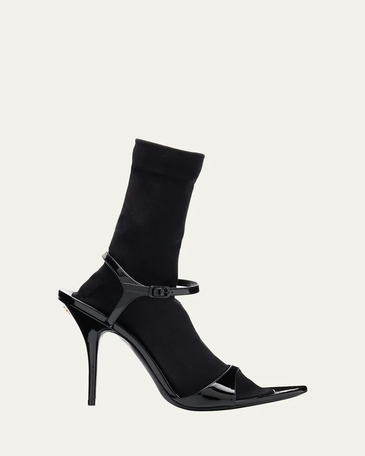 Avenue Ankle-Strap Sock Sandals