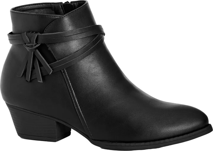 Avenue Cloudwalkers Wide Fit Halsten Ankle Boot