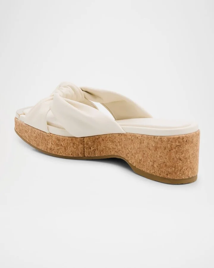 Avenue Crisscross Wedge Slide Sandals - Image 9