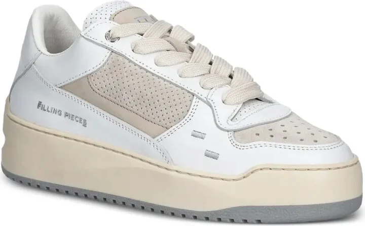 Avenue Pixie perforated leather panel sneakers - Image 2