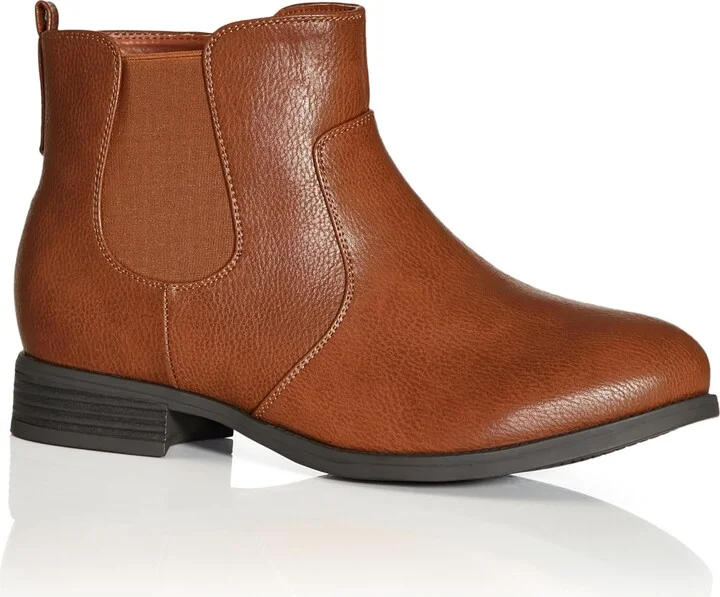 Avenue Women's Cloudwalkers Wide Fit Brigitte Ankle Boot Fashion