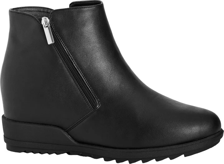 Avenue Women's Cloudwalkers Wide Fit Farrah Wedge Fashion Boot