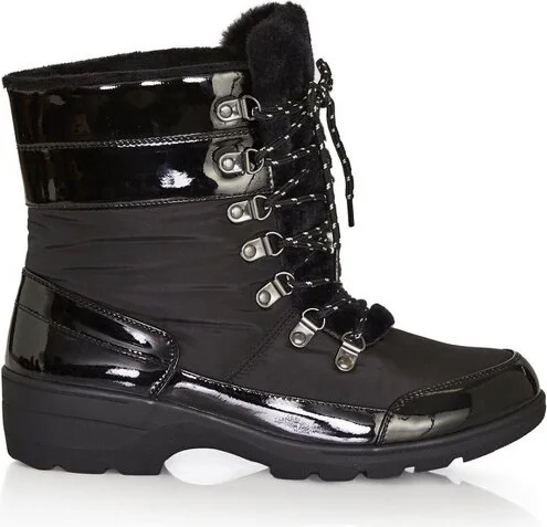 Avenue Women's Wide Width Belinda Cold Weather Boot - 9 W, Black