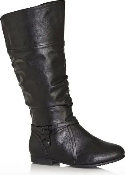 Avenue Women's Wide Width Chelsea Tall Boot - 12 W, Black