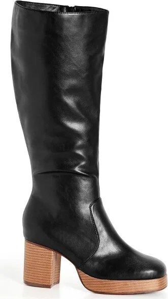 Avenue Women's Wide Width Ellie Tall Boot - 12 W, Black