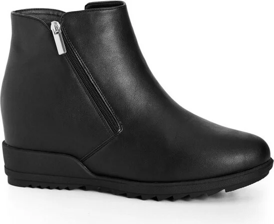 Avenue Women's Wide Width Farrah Wedge - 10 W, Black