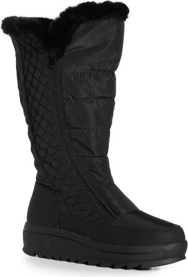 Avenue Women's Wide Width Fiona Cold Weather Boot - 8 W, Black
