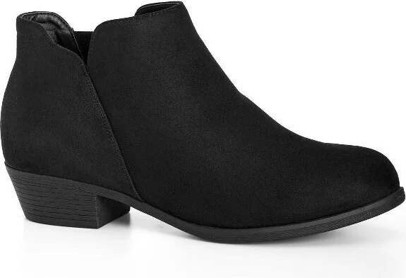 Avenue Women's Wide Width Freisa Ankle Boot - 10 W, Black