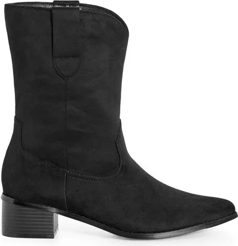 Avenue Women's Wide Width Isabel Mid Boot - 7 W, Black