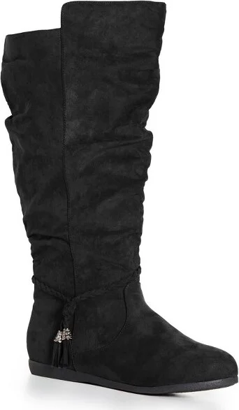 Avenue Women's Wide Width Kendra Tall Boot - 13 W, Black