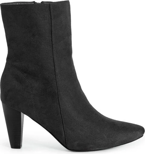 Avenue Women's Wide Width Layla Ankle Boot - 12 W, Black