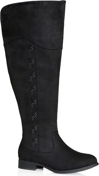 Avenue Women's Wide Width Nadia Wide Width Tall Boot - 8 W, Black