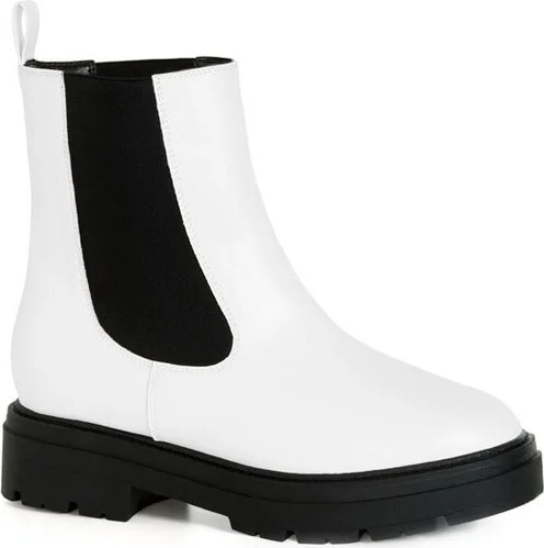 Avenue Women's Wide Width Olivia Ankle Boot - 7 M, White