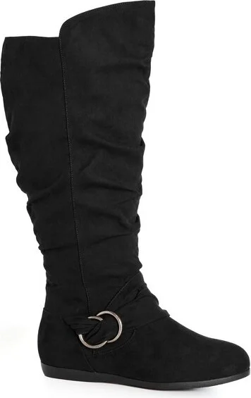 Avenue Women's Wide Width Sasha Tall Boot - 7 W, Black