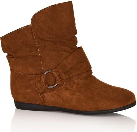 Avenue Women's Wide Width Serena Wide Width Ankle Boot - 7 W, Chocolate