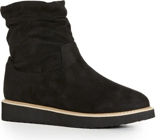 Avenue Women's Wide Width Sophie Ankle Boot - 7 W, Black