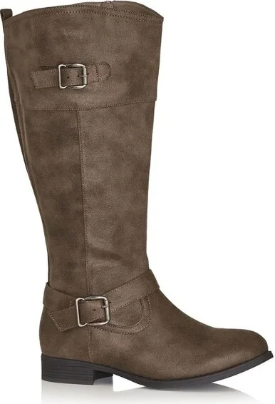 Avenue Women's Wide Width Tall Riding Boot - 11 W, Taupe