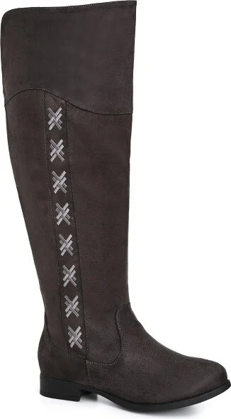 Avenue Women's Wide Width Wide Fit Nadia Grey Tall Boot - 10 W, Grey