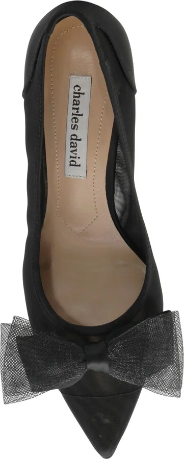 Averna Pointed Cap Toe Pump - Image 4