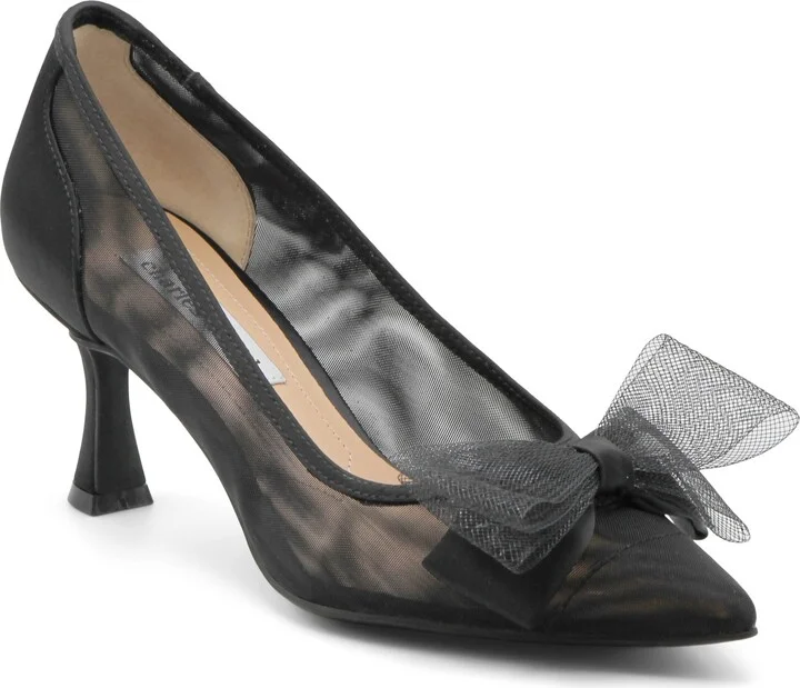 Averna Pointed Cap Toe Pump