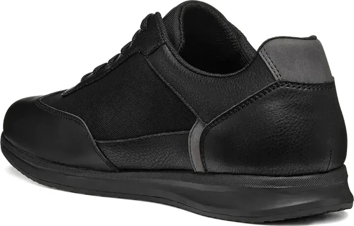 Avery leather-panel lace-up sneakers - Image 5