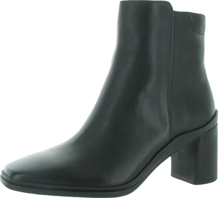 AVERY Womens Padded Insole Block Heel Ankle Boots