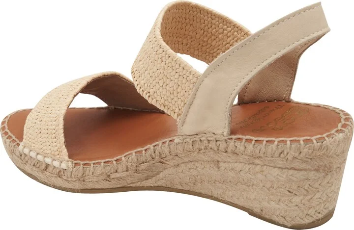 Aviana Raffia Wedge Sandal - Image 2