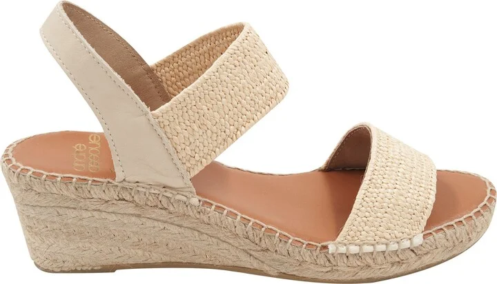 Aviana Raffia Wedge Sandal - Image 3