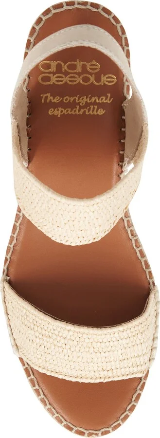 Aviana Raffia Wedge Sandal - Image 5