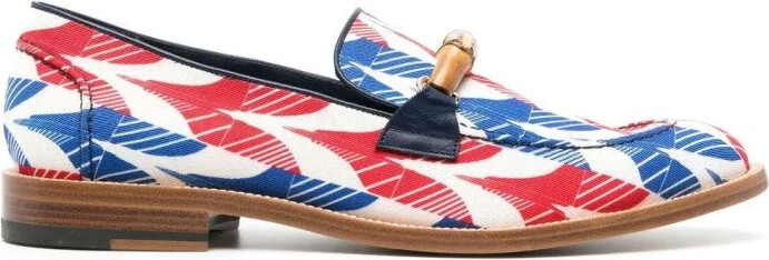Aviator Houndstooth Envelope Loafers