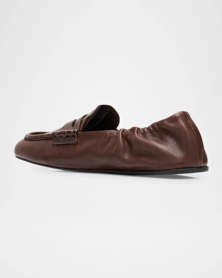 Aviator Leather Penny Loafers - Image 3