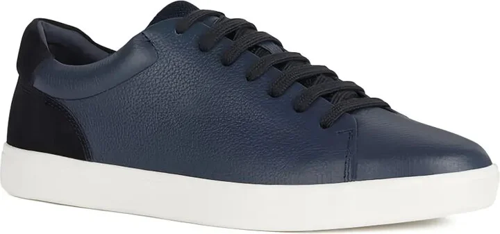 Avola leather panel trainers - Image 2