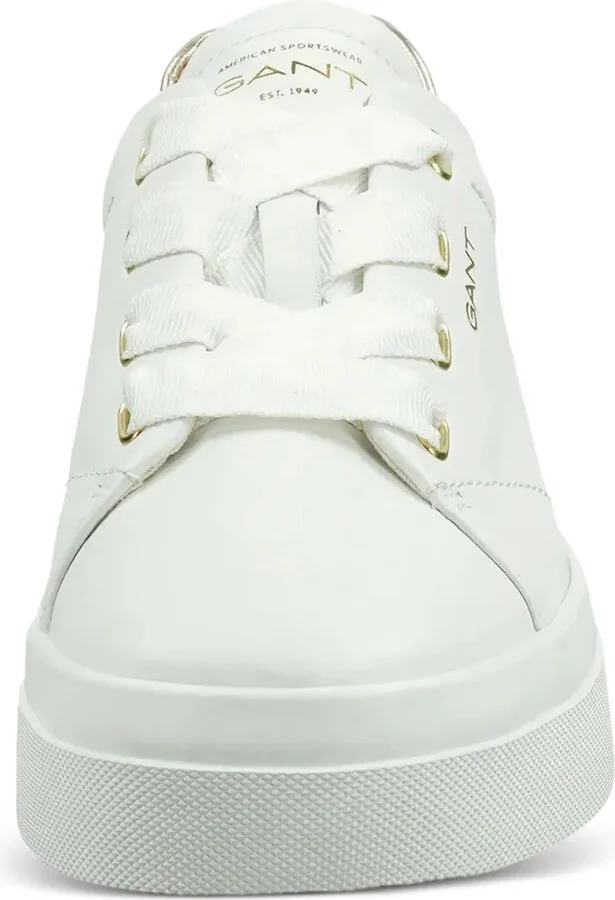 Avona metallic-accents leather sneakers - Image 3