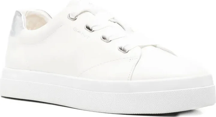 Avona metallic-detail leather sneakers - Image 2