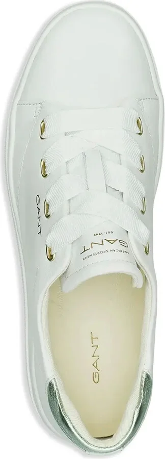 Avona metallic-heel leather sneakers - Image 5