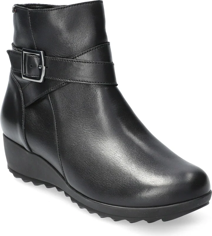 Avril Zip Wedge Bootie