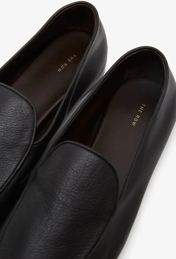 Awar flat black loafers - Image 4