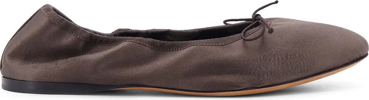 Awar Flat Satin Ballerinas